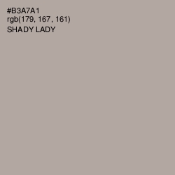 #B3A7A1 - Shady Lady Color Image